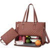 2 in 1 Portable Lunch Tote Bag for Women Multi Purpose Insulated Shoulder Pouch Makeup Durable Waterproof Outdoor Travel Bag