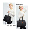 2 in 1 Portable Lunch Tote Bag for Women Multi Purpose Insulated Shoulder Pouch Makeup Durable Waterproof Outdoor Travel Bag